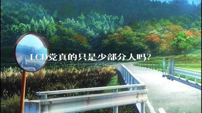LCD党真的只是少部分人吗？