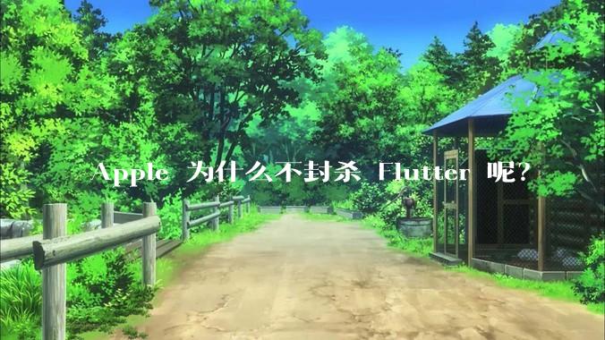 Apple 为什么不封杀 Flutter 呢？